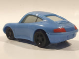 2006 McDonald's Disney Pixar Cars Sally Porsche Light Blue Pullback Plastic Die Cast Toy Car Vehicle
