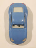 2006 McDonald's Disney Pixar Cars Sally Porsche Light Blue Pullback Plastic Die Cast Toy Car Vehicle