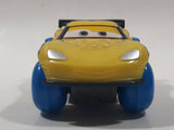 2012 Mattel Disney Pixar Cars Hydro Wheels Jeff Gorvette Yellow Plastic Toy Car Vehicle