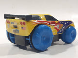 2012 Mattel Disney Pixar Cars Hydro Wheels Jeff Gorvette Yellow Plastic Toy Car Vehicle