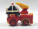 2013 Silverlit Hong Kong ROI Visual/EBS Fireman Rescue Fire Truck Red Plastic Toy Car Vehicle Transformer