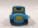 Vintage 1978 Tomy Flip Floppers Bus Light Blue Wind Up Plastic Toy Car Vehicle