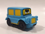 Vintage 1978 Tomy Flip Floppers Bus Light Blue Wind Up Plastic Toy Car Vehicle