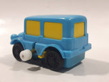 Vintage 1978 Tomy Flip Floppers Bus Light Blue Wind Up Plastic Toy Car Vehicle