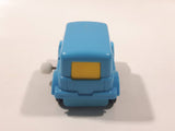 Vintage 1978 Tomy Flip Floppers Bus Light Blue Wind Up Plastic Toy Car Vehicle