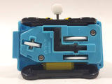 Vintage 1978 Tomy Flip Floppers Bus Light Blue Wind Up Plastic Toy Car Vehicle