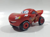 Disney Pixar Cars Lightning McQueen #95 Rust-eze Red Plastic Toy Car Vehicle