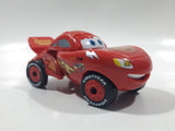 Disney Pixar Cars Lightning McQueen #95 Rust-eze Red Plastic Toy Car Vehicle
