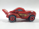 Disney Pixar Cars Lightning McQueen #95 Rust-eze Red Plastic Toy Car Vehicle