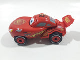 Disney Pixar Cars Lightning McQueen #95 Rust-eze Red Plastic Toy Car Vehicle