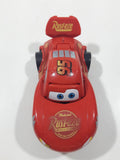 Disney Pixar Cars Lightning McQueen #95 Rust-eze Red Plastic Toy Car Vehicle