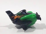 Disney Pixar Cars Mini Racers Planes Y4578 Airplane Green and Black Plastic Diecast Toy Car Vehicle
