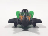 Disney Pixar Cars Mini Racers Planes Y4578 Airplane Green and Black Plastic Diecast Toy Car Vehicle