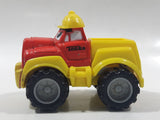 2000 Maisto Hasbro Tonka Lil Chuck & Friends Dump Truck Red and Yellow Die Cast Toy Car Vehicle