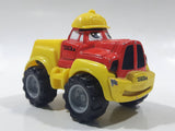 2000 Maisto Hasbro Tonka Lil Chuck & Friends Dump Truck Red and Yellow Die Cast Toy Car Vehicle