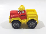 2000 Maisto Hasbro Tonka Lil Chuck & Friends Dump Truck Red and Yellow Die Cast Toy Car Vehicle