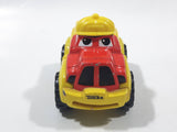 2000 Maisto Hasbro Tonka Lil Chuck & Friends Dump Truck Red and Yellow Die Cast Toy Car Vehicle