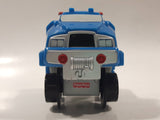 2003 Mattel Fisher Price Geotrax B4345 Tow Truck Blue Plastic Die Cast Toy Car Vehicle
