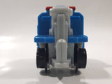 2003 Mattel Fisher Price Geotrax B4345 Tow Truck Blue Plastic Die Cast Toy Car Vehicle