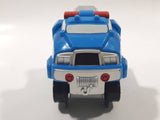 2003 Mattel Fisher Price Geotrax B4345 Tow Truck Blue Plastic Die Cast Toy Car Vehicle