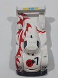 Disney Pixar Cars #7 World Grand Prix Shu Todoroki White Plastic Die Cast Toy Car Vehicle