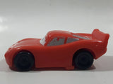 2008 Disney Pixar Cars Lightning McQueen Red Plastic Die Cast Toy Car Vehicle