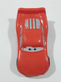 2008 Disney Pixar Cars Lightning McQueen Red Plastic Die Cast Toy Car Vehicle