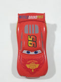 Disney Pixar Cars Lightning McQueen Red Plastic Die Cast Toy Car Vehicle C-082B