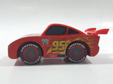 Disney Pixar Cars Lightning McQueen Red Wood Toy Car Vehicle
