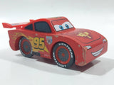 Disney Pixar Cars Lightning McQueen Red Wood Toy Car Vehicle