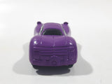 Disney Pixar Cars Purple Mini PVC Hard Rubber Toy Car Vehicle