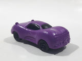 Disney Pixar Cars Purple Mini PVC Hard Rubber Toy Car Vehicle