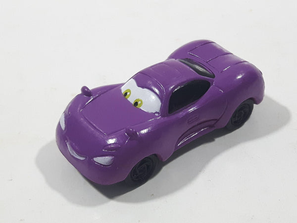 Disney Pixar Cars Purple Mini PVC Hard Rubber Toy Car Vehicle
