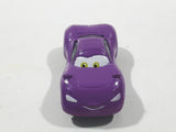 Disney Pixar Cars Purple Mini PVC Hard Rubber Toy Car Vehicle