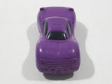 Disney Pixar Cars Purple Mini PVC Hard Rubber Toy Car Vehicle