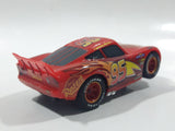 Disney Pixar Cars Carrera Lightning McQueen Red Toy Slot Car Vehicle - Busted Spoiler