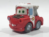 Disney Pixar Cars Tow Mater Tow Truck Fire Dept Red and White Die Cast Toy Car Vehicle M1697