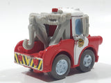 Disney Pixar Cars Tow Mater Tow Truck Fire Dept Red and White Die Cast Toy Car Vehicle M1697