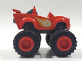 2014 Mattel Viacom Blaze & The Monster Machines Blaze Monster Truck Orange Red Die Cast Toy Car Vehicle