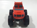 2014 Mattel Viacom Blaze & The Monster Machines Blaze Monster Truck Orange Red Die Cast Toy Car Vehicle
