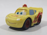 Disney Pixar Cars Volunteer Fire Department Yellow Die Cast Toy Car Vehicle M1897