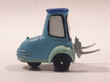 Disney Pixar Cars Fork Lift Guido Blue Hard Rubber Toy Car Vehicle
