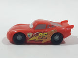 Kinder Surprise Disney Pixar Cars Lightning McQueen Red Miniature Plastic Toy Car Vehicle