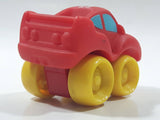 2006 Hasbro Tonka Lil Chuck & Friends #9 Red Plastic Die Cast Toy Car Vehicle