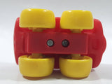 2006 Hasbro Tonka Lil Chuck & Friends #9 Red Plastic Die Cast Toy Car Vehicle