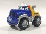 2000 Maisto Hasbro Tonka Lil Chuck & Friends Tow Truck Blue and Yellow Die Cast Toy Car Vehicle