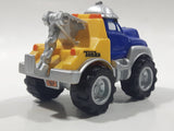 2000 Maisto Hasbro Tonka Lil Chuck & Friends Tow Truck Blue and Yellow Die Cast Toy Car Vehicle