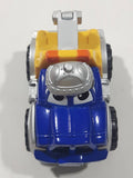 2000 Maisto Hasbro Tonka Lil Chuck & Friends Tow Truck Blue and Yellow Die Cast Toy Car Vehicle