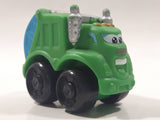 2009 Hasbro Tonka Lil Chuck & Friends Garbage Truck Green and Blue Plastic Toy Car Vehicle