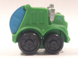 2009 Hasbro Tonka Lil Chuck & Friends Garbage Truck Green and Blue Plastic Toy Car Vehicle